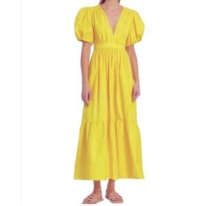 XiRENA Bright Yellow Maxi Dress